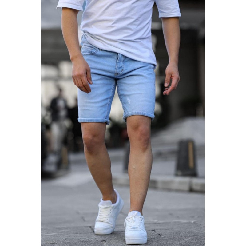 Short en Jean Bleu