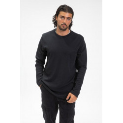 Pull Noir Col Rond