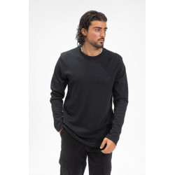 Pull Noir Col Rond