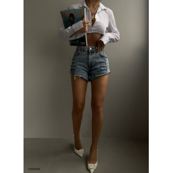 Short En Jean Bleu