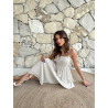 Robe Longue Beige Sans Manches