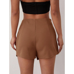 Jupe-Short Marron