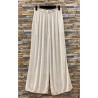 Pantalon Fluide Beige