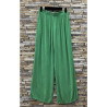 Pantalon Fluide Vert