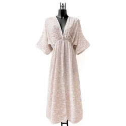 Robe MARIA Léopard Beige