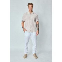 Chemise Lin Beige