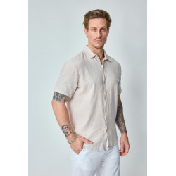 Chemise Lin Beige