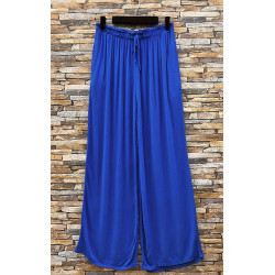 Pantalon Fluide Bleu Royal